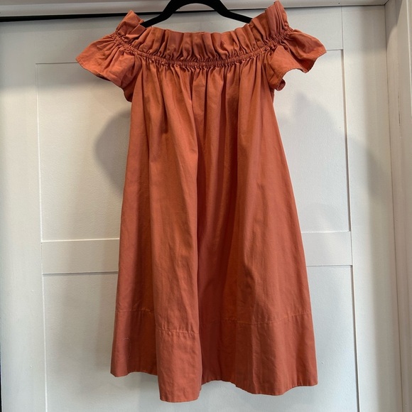 Free People Sophie Dress in Perpetual Sunset orange - Picture 2 of 4